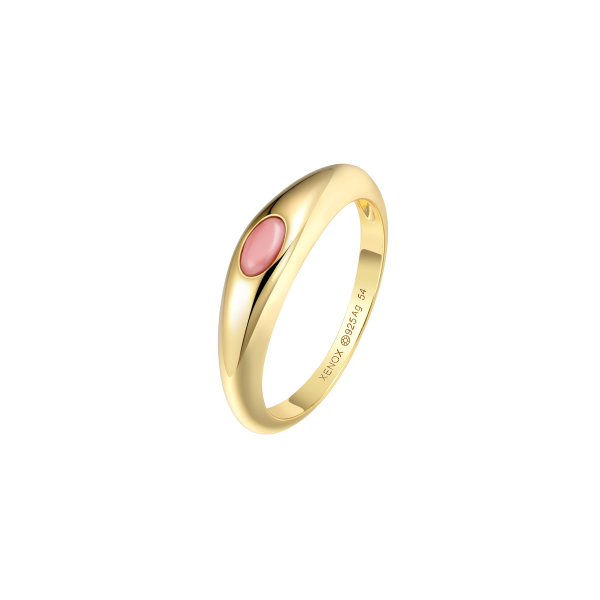 ISLAND Ring 925/- Sterlingsilber, 18k Vergoldung